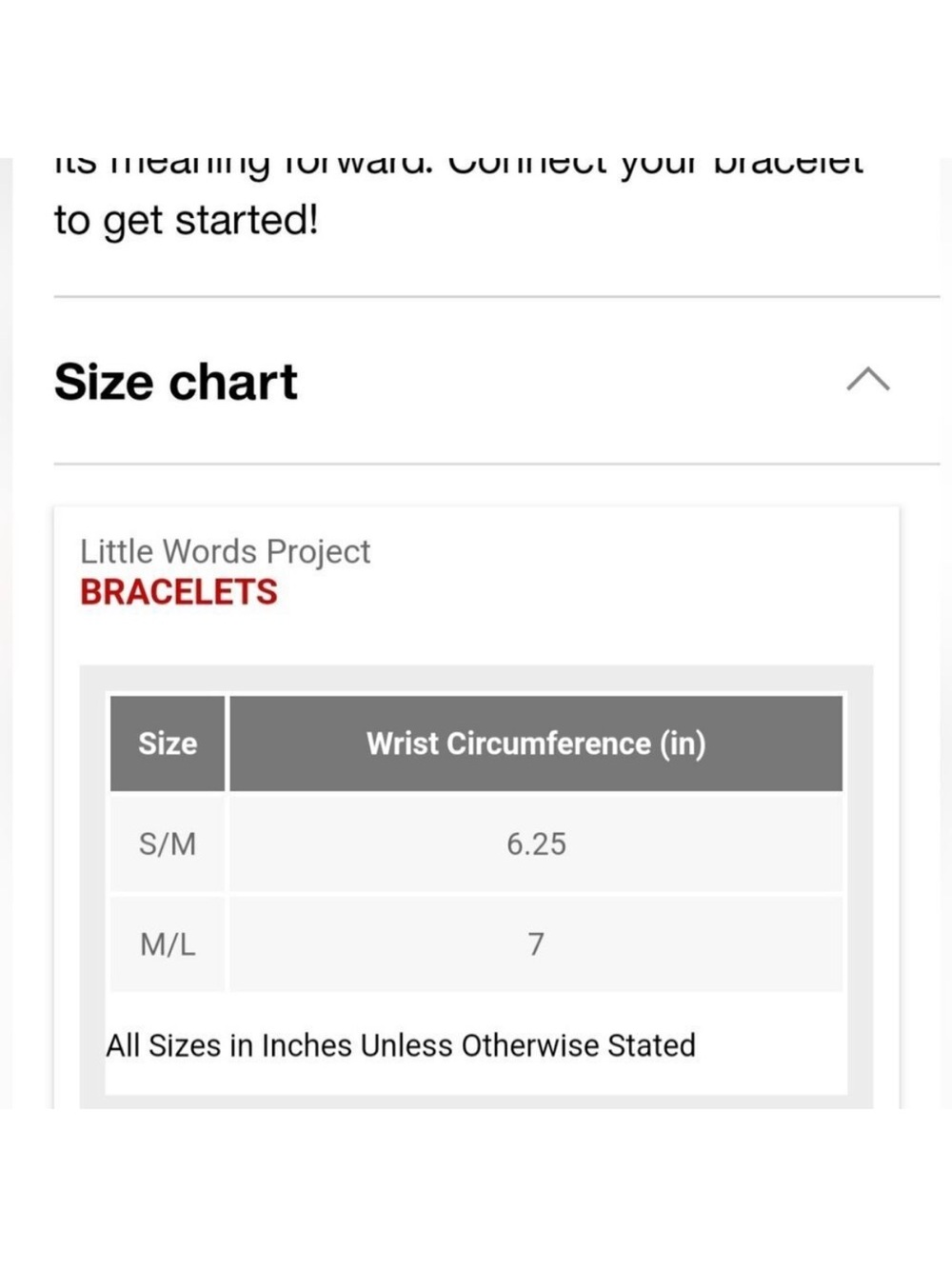 Little Words Project Perfect As Is Beaded Stretch Bracelet S/M NWT - Picture 7 of 10